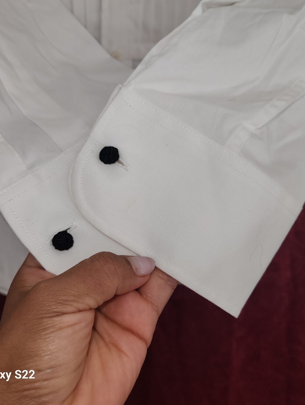 J.Crew Factory White Tuxedo Dress Shirt - Picture 4 of 6